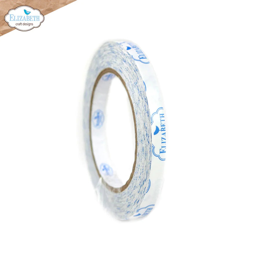 Elizabeth Craft Cinta adhesiva transparente de doble cara de 10 mm